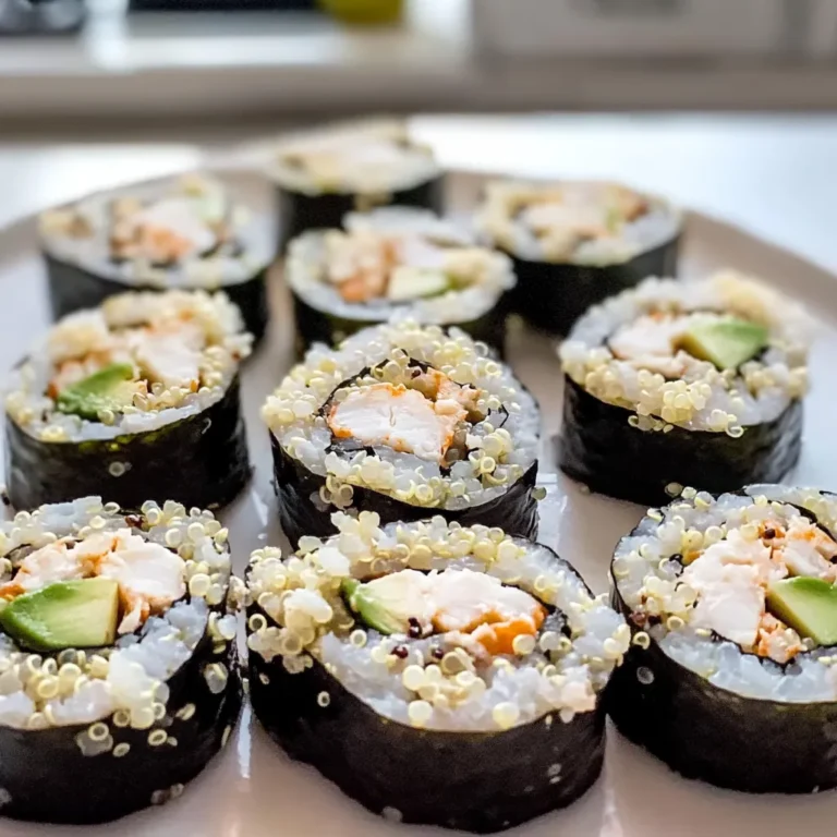 Crab and Quinoa California Rolls