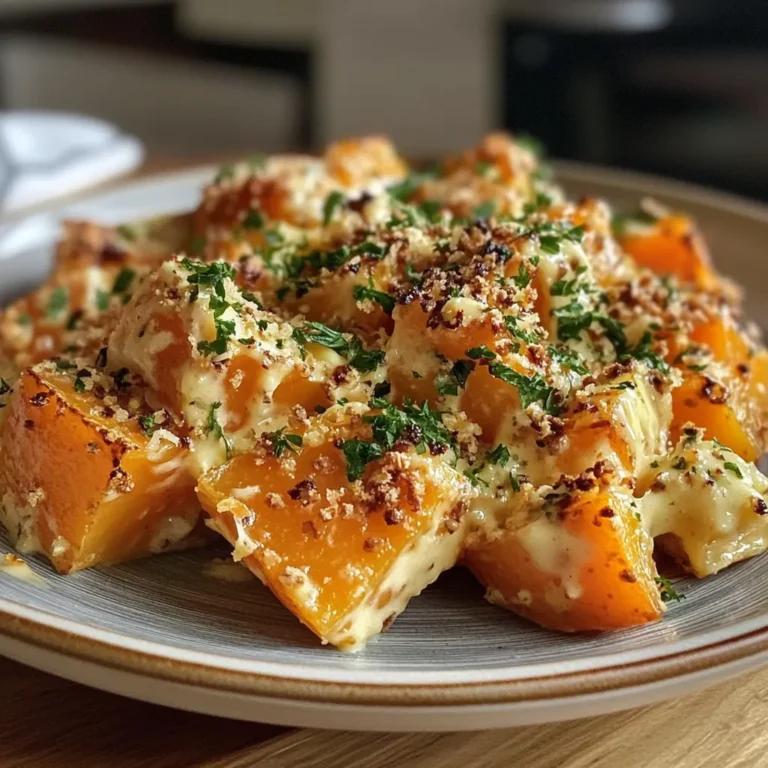CREAMY GARLIC BUTTER SWEET POTATO BAKE