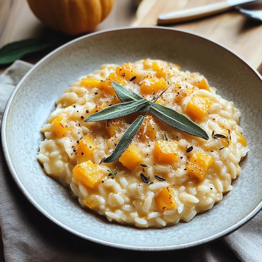Creamy Honeynut Squash Risotto with Fontina and Sage Bliss