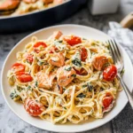 Creamy Tomato Salmon Pasta