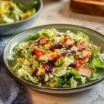 Crunchy Chopped Salad with Jalapeño Lime Ranch Delight