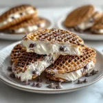 Decadent Chocolate Pizzelles with Creamy Cannoli Filling