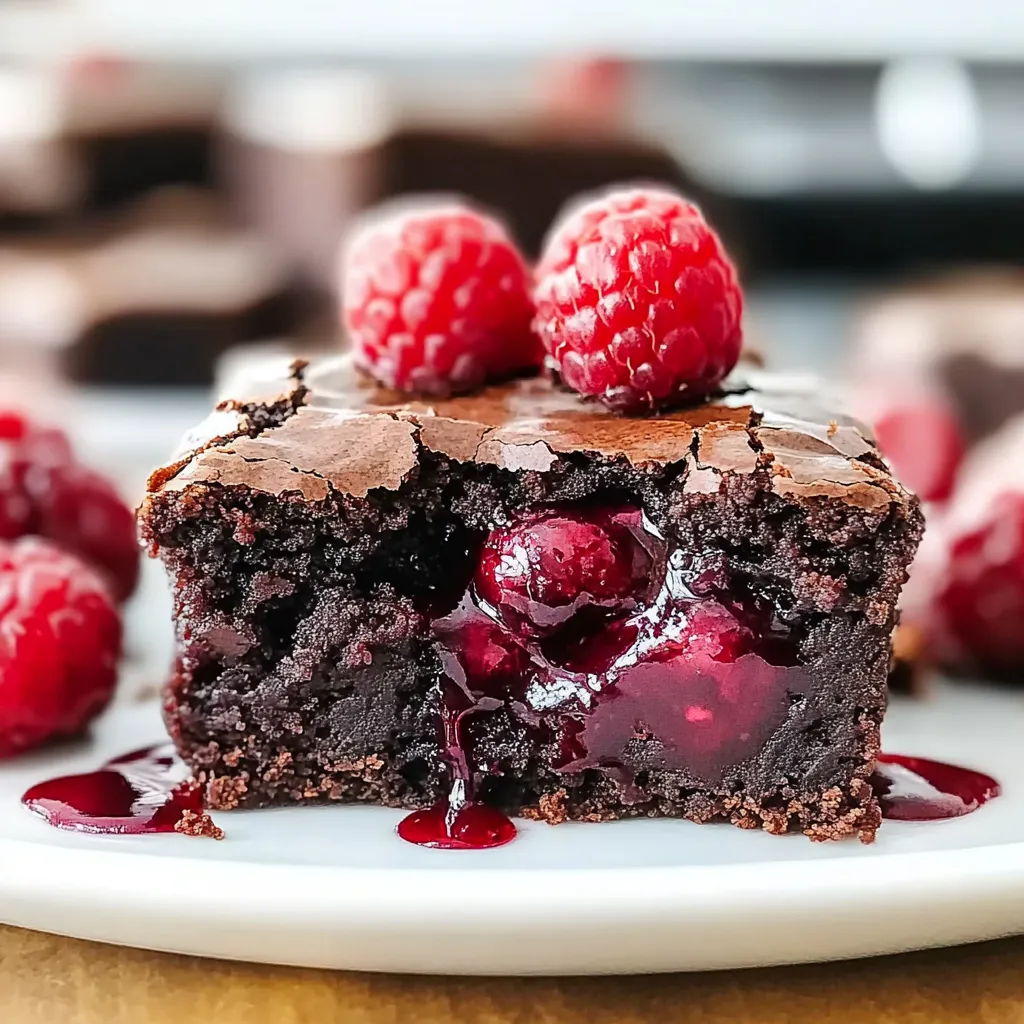 DECADENT FUDGY RASPBERRY BROWNIES YOU CAN’T RESIST