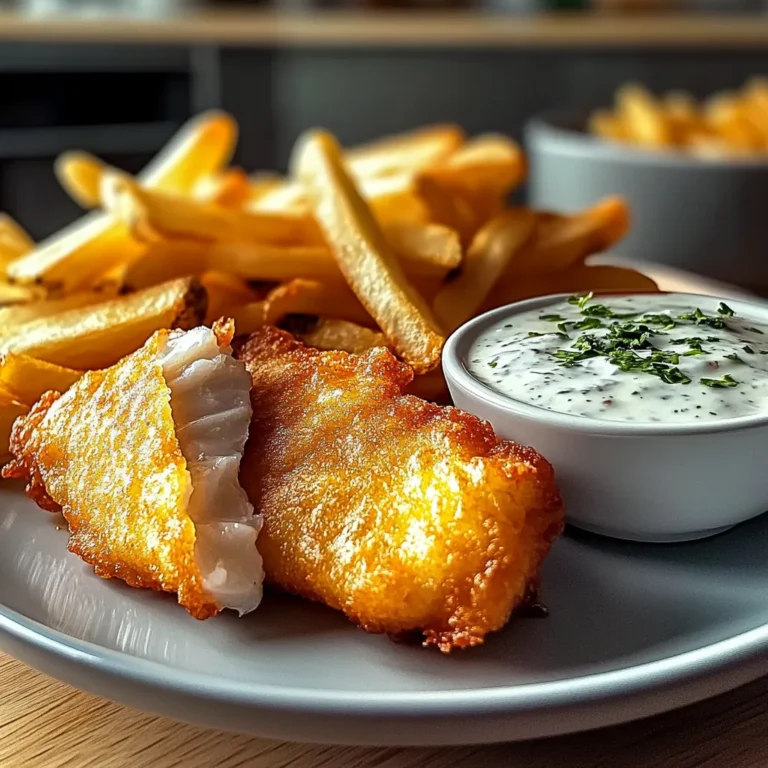 Delicious Fish & Chips with Tartar Sauce: Ultimate Flavor Combo