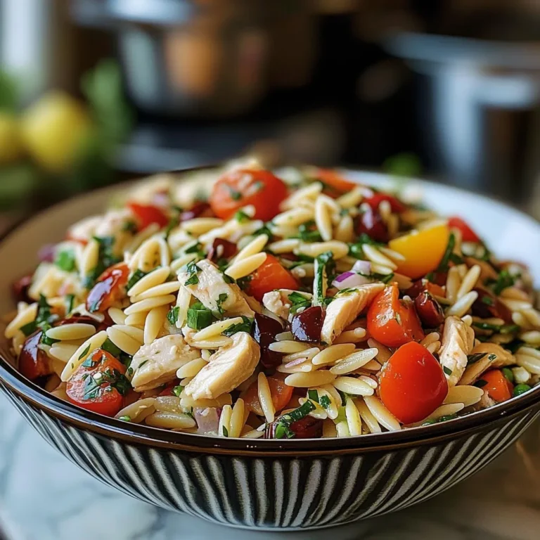 Delicious Orzo Salad Recipes: Fresh, Flavorful, and Versatile Variations