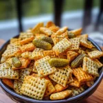 Dill Pickle Chex Mix: A Tangy Snack Sensation