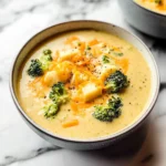 EASY BROCCOLI CHEDDAR SOUP