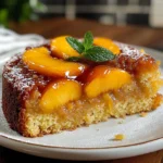 Easy Brown Sugar Peach Cake | Moist & Flavorful Summer Dessert