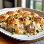 Easy Chicken Cobbler Casserole - Family Dinner Delight!