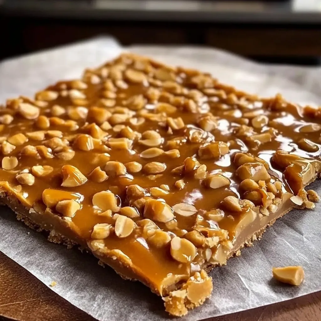 Easy Crunchy Peanut Brittle