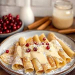 Eggnog Crepes