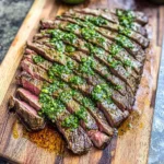 Flank Steak with Chimichurri Sauce