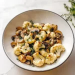 Garlic Mushroom Cauliflower Skillet: One-Pan Recipe