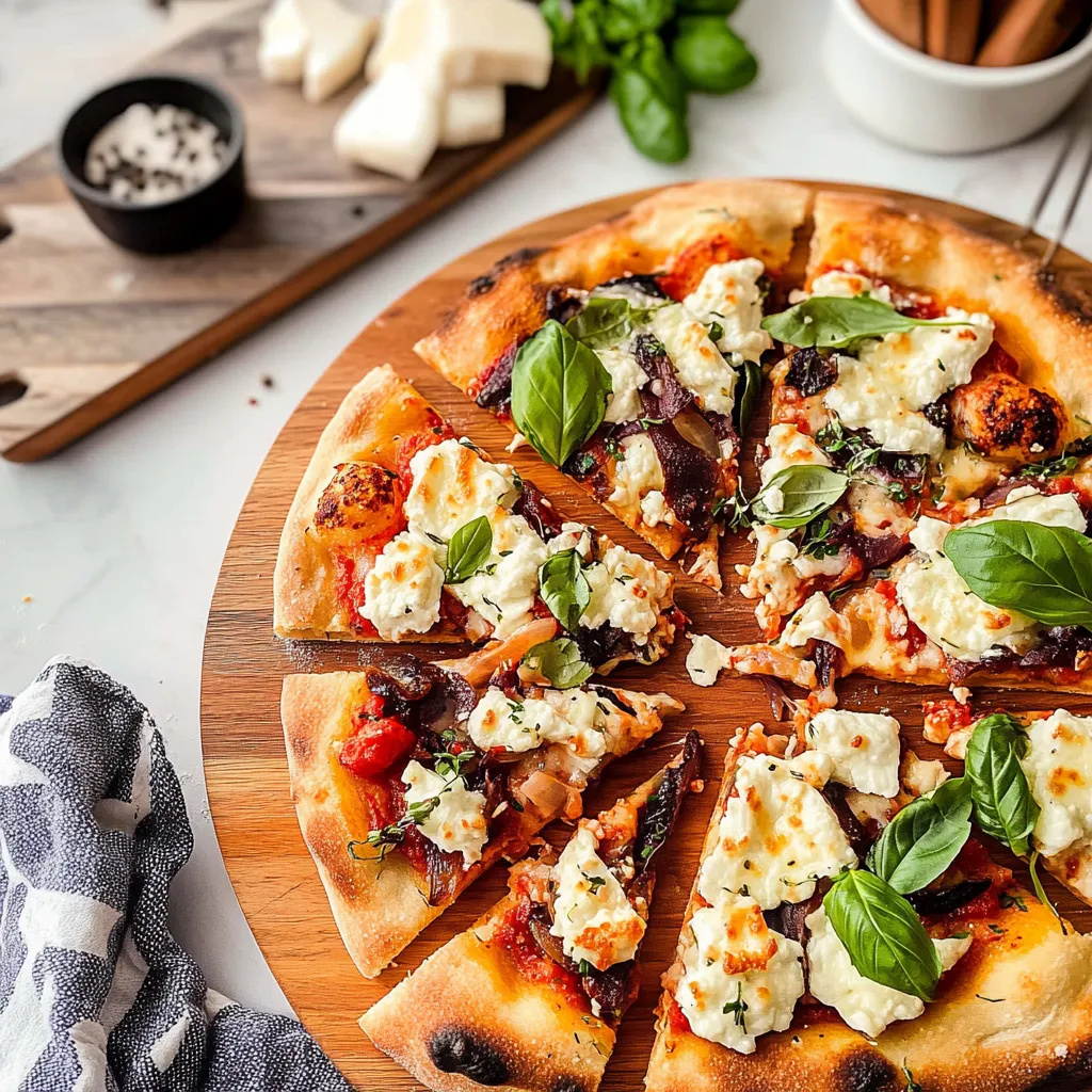 Goat Cheese Pizza