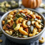 Hot Honey Pumpkin Seed Snack Mix with Chili Lime Cashews