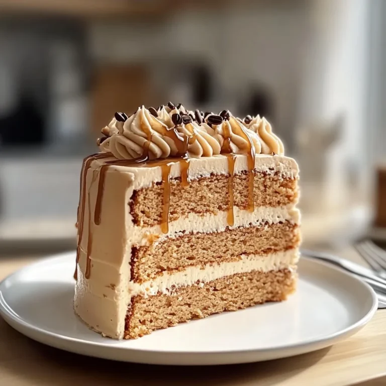 Indulge in Caramel Coffee Buttercream Cake Delight Today!