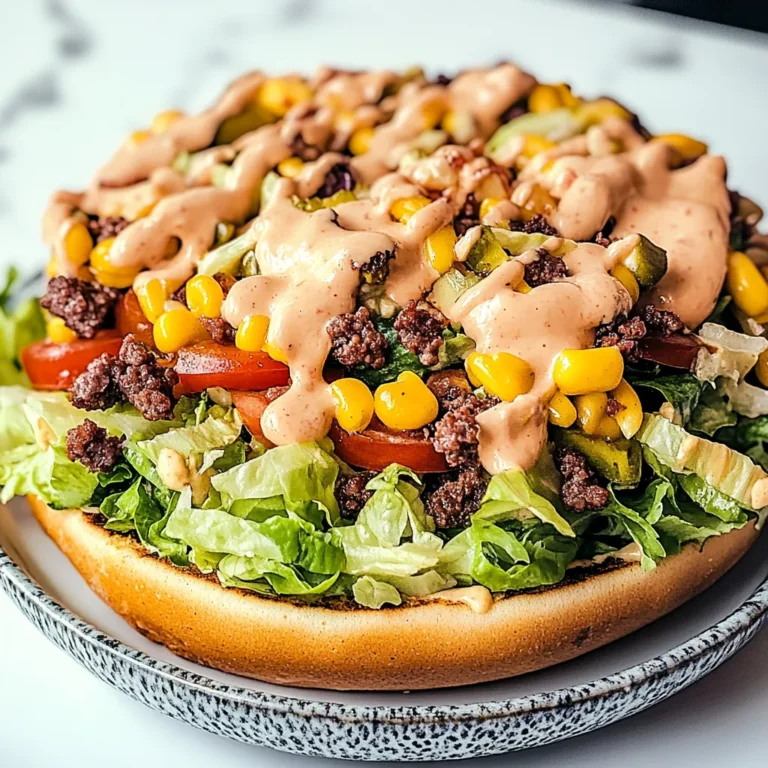 Irresistible Big Mac Salad Recipe for a Flavor Explosion
