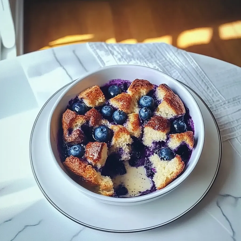 Irresistible Blueberry Breakfast Bread Pudding to Savor
