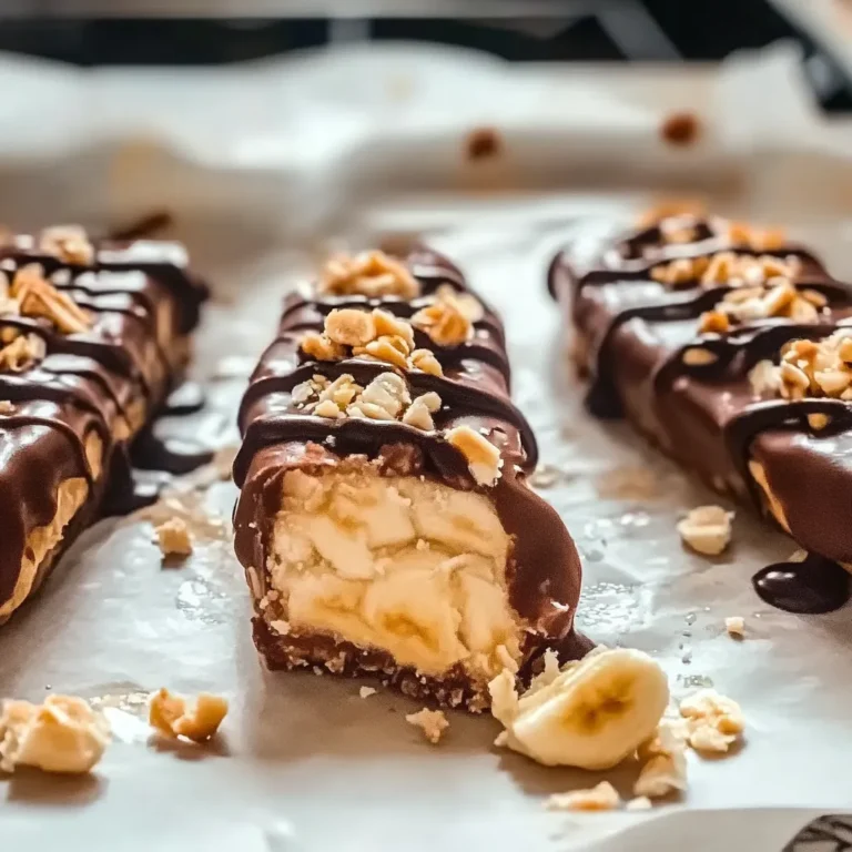 IRRESISTIBLY SWEET FROZEN BANANA SNICKERS FOR SUMMER FUN