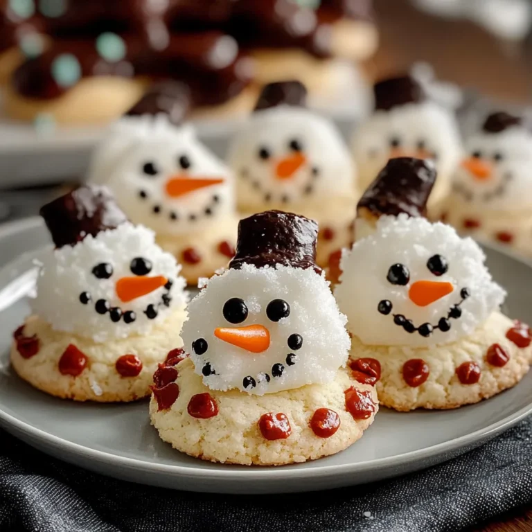 Melted Snowman Sugar Cookies That Everyone Falls in Love With