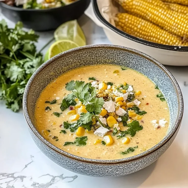 Mexican Street Corn Soup: A Creamy, Comforting Delight