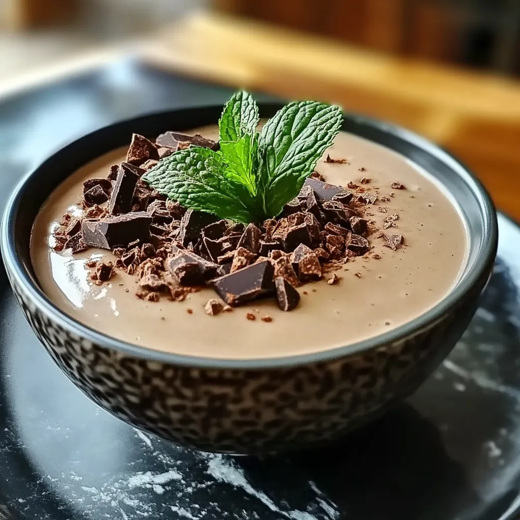 Mint Chocolate Smoothie Bowl Recipe