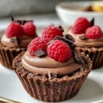NO BAKE RASPBERRY CHOCOLATE MOUSSE CUPS