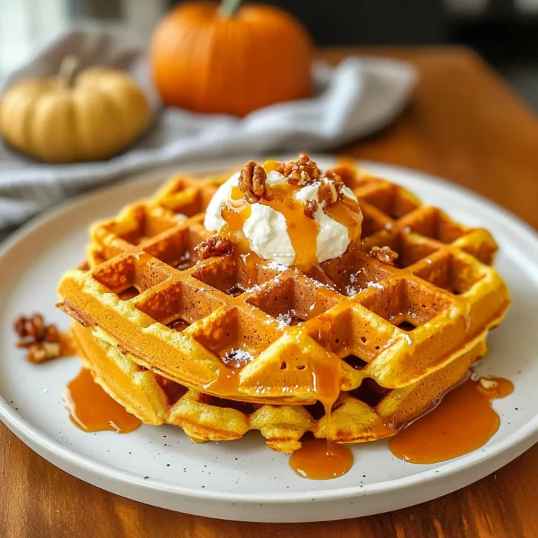 Pumpkin Waffles Recipe
