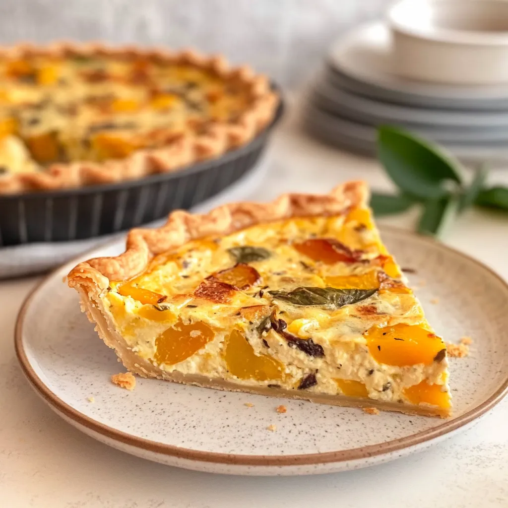 Roasted Squash Quiche