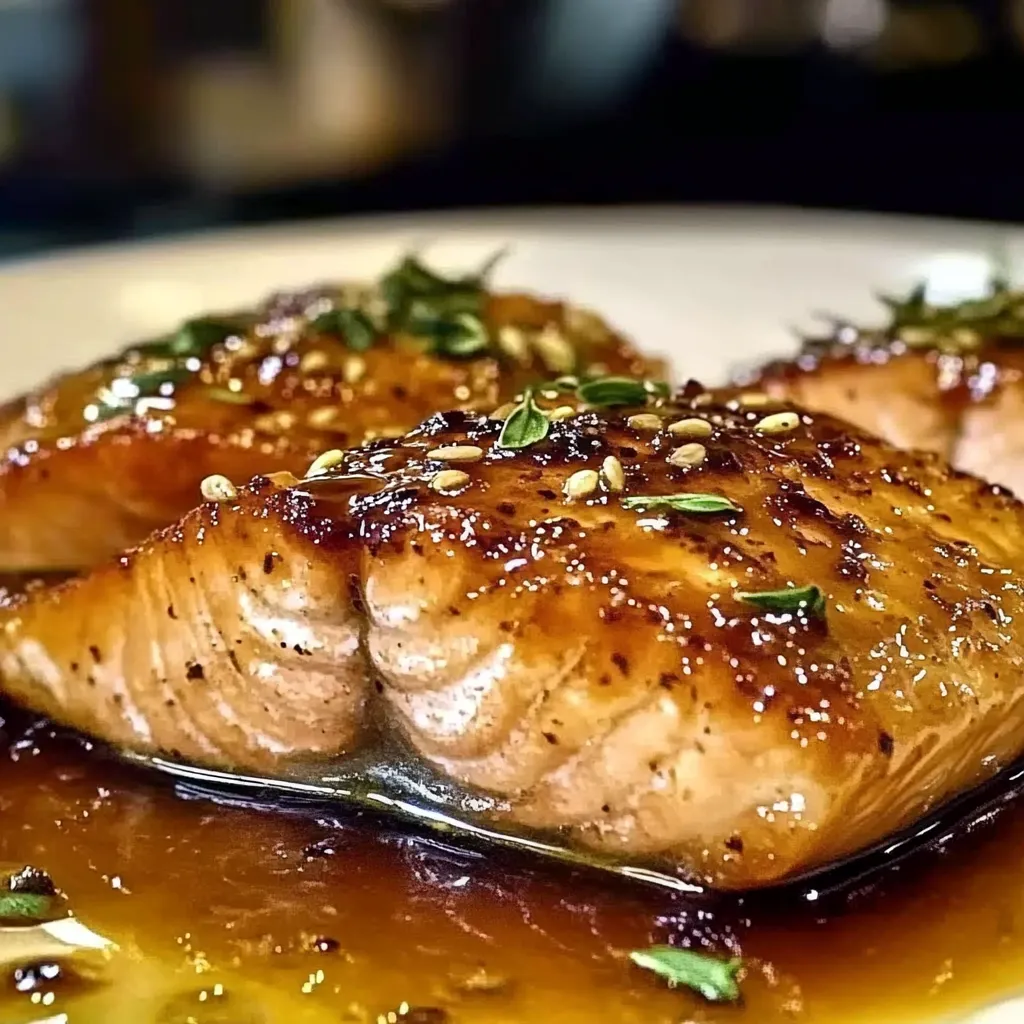 Salmon with Brown Sugar Glaze