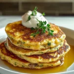 SAVORY HERBED SAUSAGE PANCAKES WITH A GOLDEN CRISPY CRUST