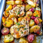 Sheet Pan Greek Chicken and Potatoes