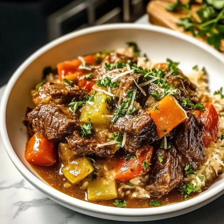 SLOW COOKED SUMMER BEEF CASSEROLE THAT TASTES LIKE A BACKYARD HUG