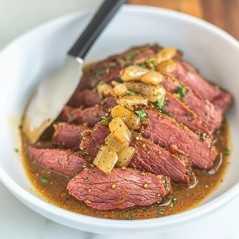 Slow Cooker Maple Mustard Corned Beef
