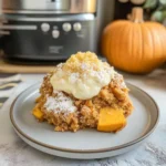 Slow Cooker Pumpkin Cobbler
