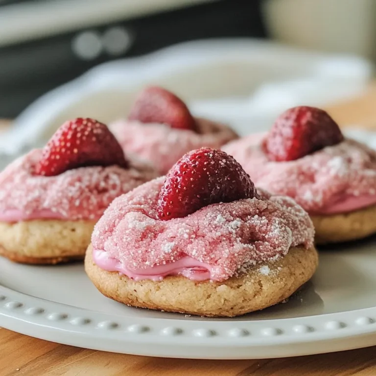 Strawberry Kiss Cookies