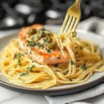 Tasty Salmon Piccata Pasta