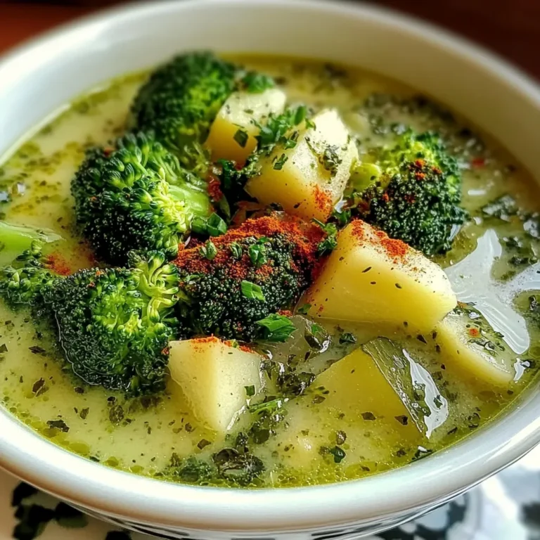TRADITIONAL ITALIAN BROCCOLI SOUP