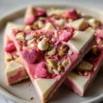 Valentine’s Pink White Chocolate Bark