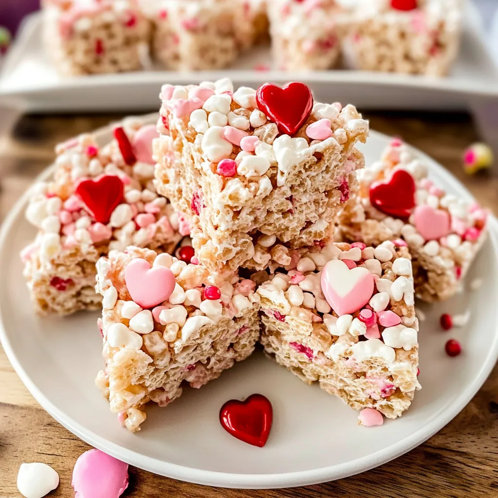 Valentine’s Rice Krispie Treats