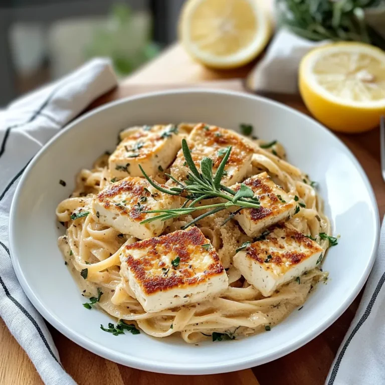 Vegan Tofu Scallopini: Creamy Coconut Bliss Awaits