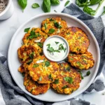 Vegetable Chickpea Fritters