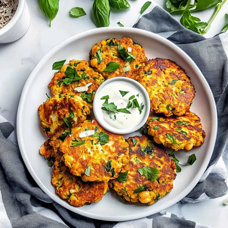 Vegetable Chickpea Fritters