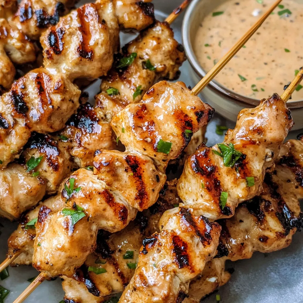 Bang Bang Chicken Skewers