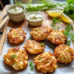 Cheesy Chicken Fritters