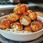 Cheesy Jalapeño Ranch Chicken Poppers with a Dip You’ll Love