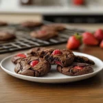 Chocolate Strawberry Cookies Recipe