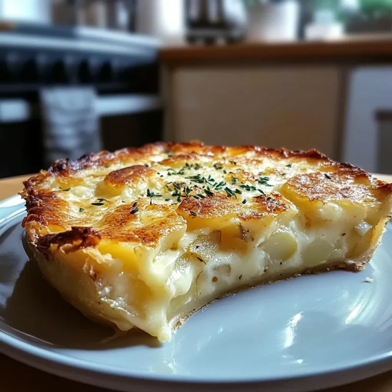 Creamy Cheese and Potato Pie