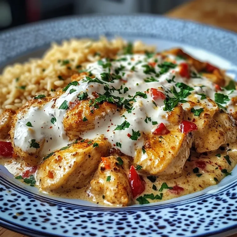 CREAMY PAPRIKA CHICKEN WITH RICE