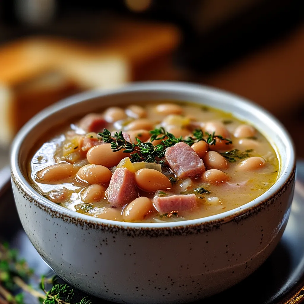 Easy Ham and Bean Soup